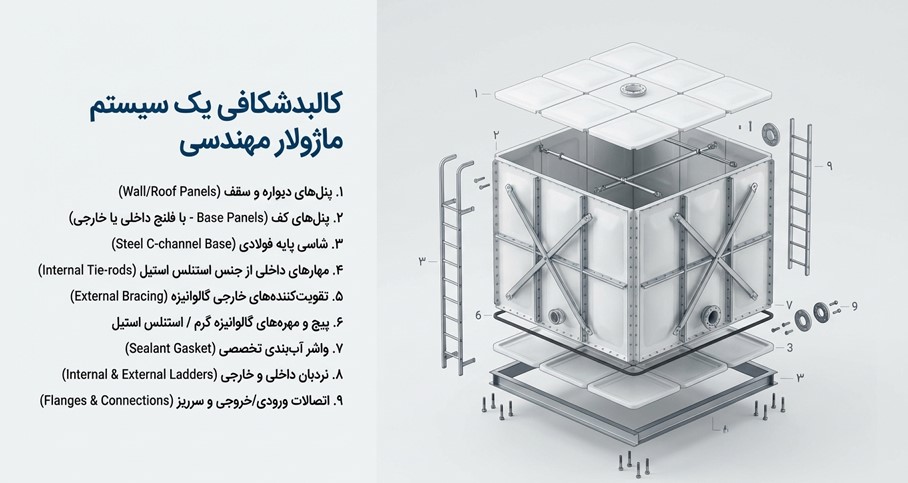 مخزن فایبرگلاس