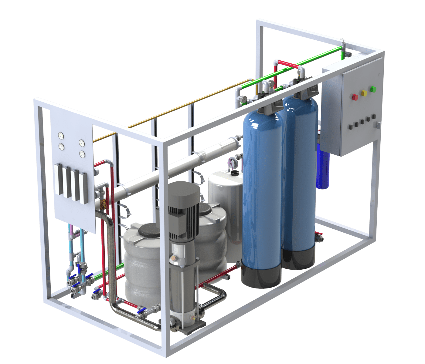 RO-5-10m3 دستگاه آب شیرین کن صنعتی 5 متر مکعب - Image 1