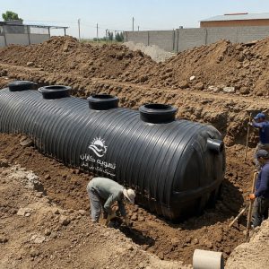 سپتیک تانک پلی اتیلن 15000 لیتری معادل 15متر مکعب